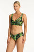 Sea Level Lotus Cross Front Bra Top